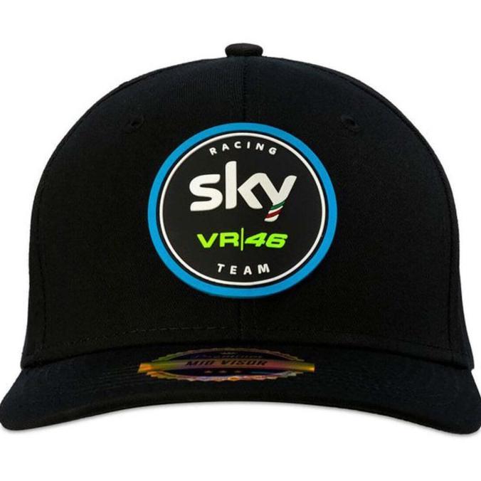 VR46 SKY RACING TEAM CAP. Topi Unisex Pria Wanita