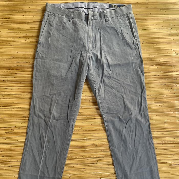 Ralph Lauren Polo Celana Panjang Chino Cino Pants Biru Muda Light Blue Second