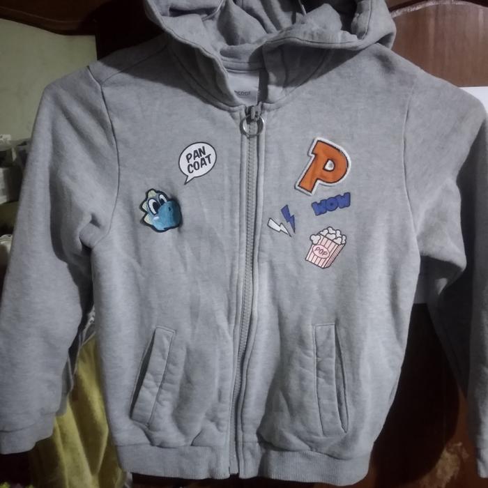 jaket anak pancoat ziper.