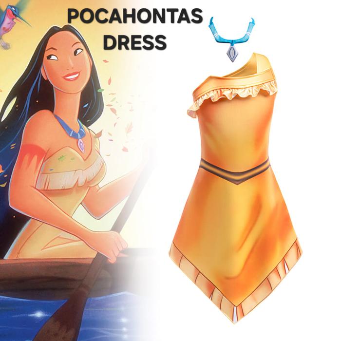 TOKYOBERRY POCAHONTAS DRESS KOSTUM ANAK CEWEK JUNGLE JANE TARZAN