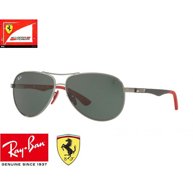 Kacamata Rayban Scuderia RB8313M Ferrari Collection Gunmetal