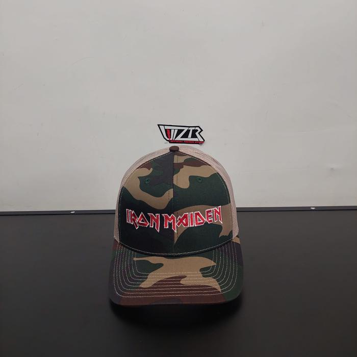Trucker Cap Band Official IRON MAIDEN - CAMO  Original