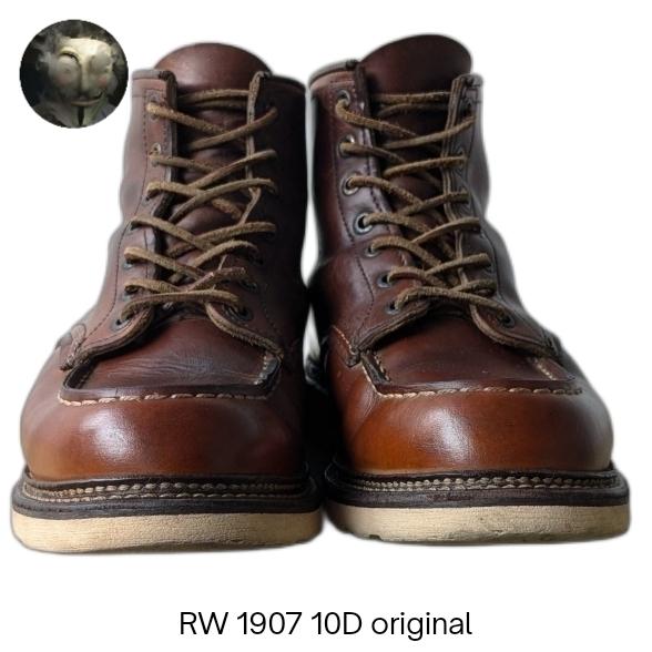 redwing 1907 moc toe boots bukan docmart / timberland