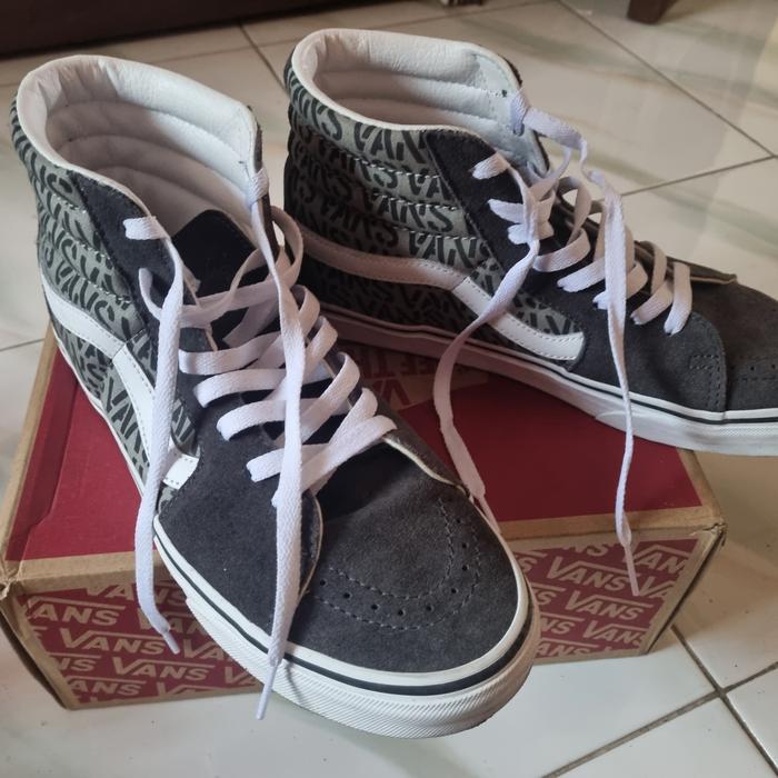 Sepatu Vans Sk8-Hi Vans logo shadow Men US 9