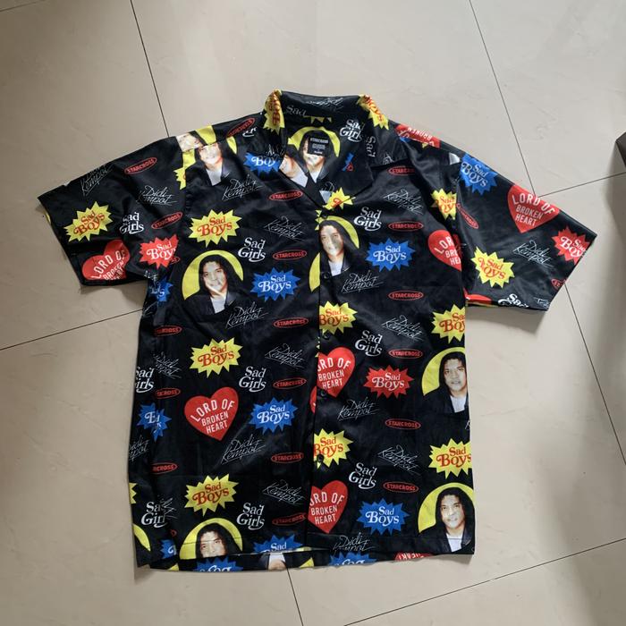 Kemeja Hawai Hawaian Shirt STARCROSS X Didi Kempot The Lord Of Brokenheart size XL Original