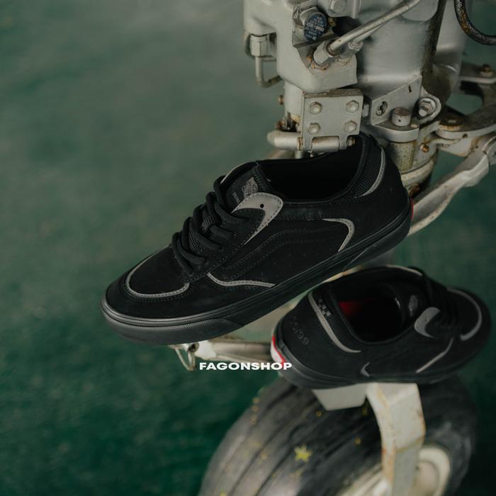 VANS ROWLEY PRO SKATE BLACK/PEWTER ORIGINAL 100% - BNIB