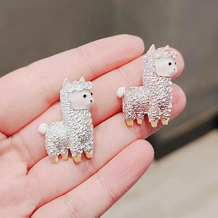 bros alpaca domba mini alpaca animal brooch