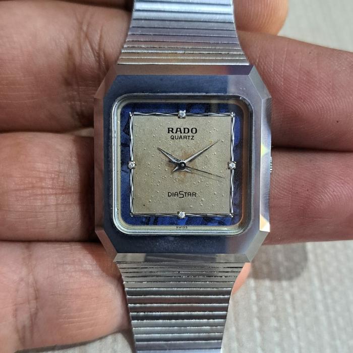 jam rado diastar swiss made original. fashion dresswtch antik rare collectible
