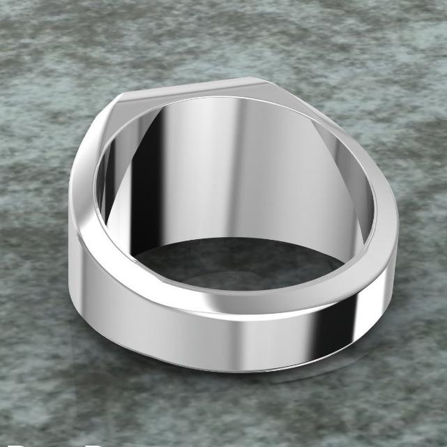 cincin laki silver 925 custom 10 gram. Pes.Req desain model