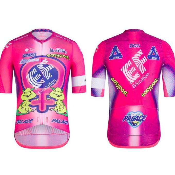 RAPHA E F Education-Nippo Palace Menโs Pro Team Jersey sepeda pria
