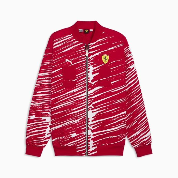 Scuderia Ferrari F1 2023 x JOSHUA VIDES LIMITED Mens Race Jacket Jaket