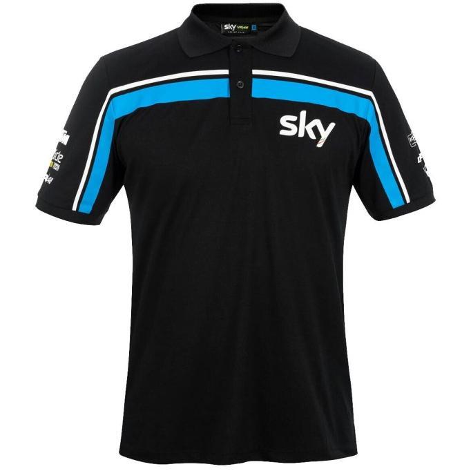 VR46 SKY RACING 2018 Team Polo. Kaos Polo Pria