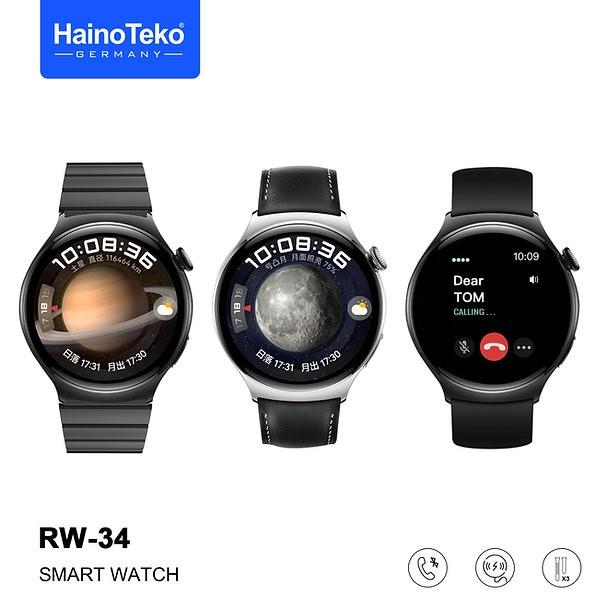 HAINO TEKO RW34 GERMANY SMARTWATCH AMOLED BLUETOOTH PEMANTAUAN KESEHATAN RUNNING BLOOD OXYGEN SLEEP