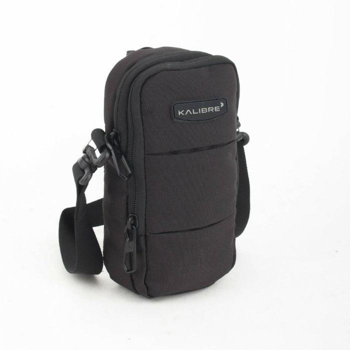 Tas Hp Kalibre Hitam Smartphone Case untuk Hp Max 6.7 inch dengan 1 Slot Hp dan 1 Slot Power Bank Bi