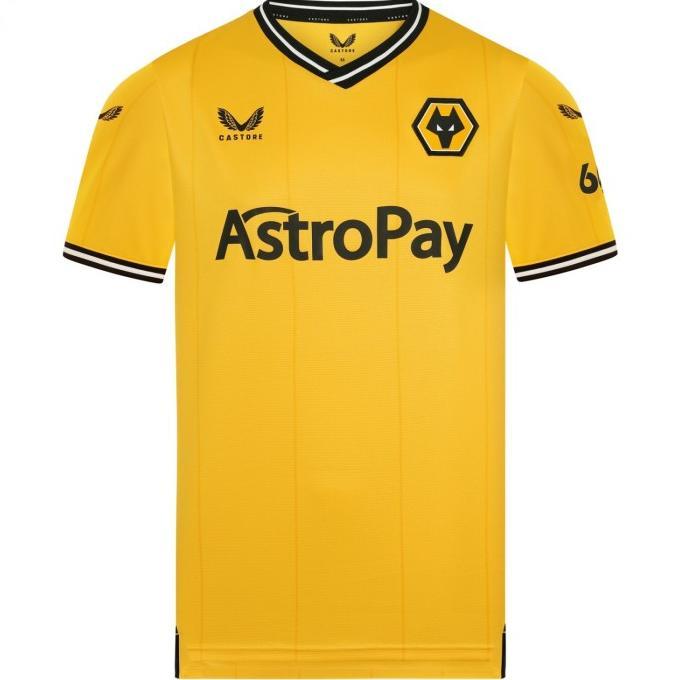 ORIGINAL WOLVERHAMPTON WANDERERS 23/24 HOME SHIRT JERSEY bola pria