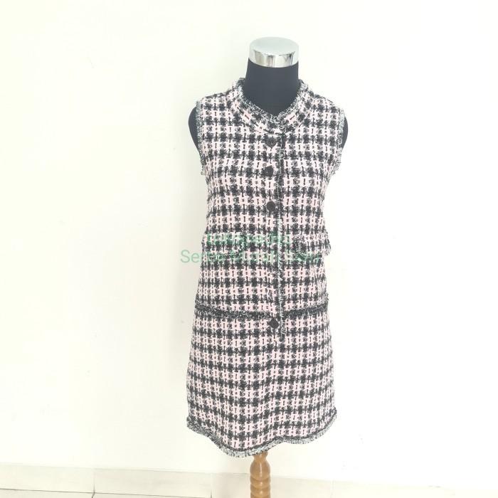 dress winter musim dingin midi rajut bodycon tweed rok bawahan knit kekinian fashion wanita preloved