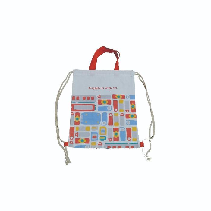 [TIDAK DIJUAL] Tas Canvas Putih Kingston - Merchandise