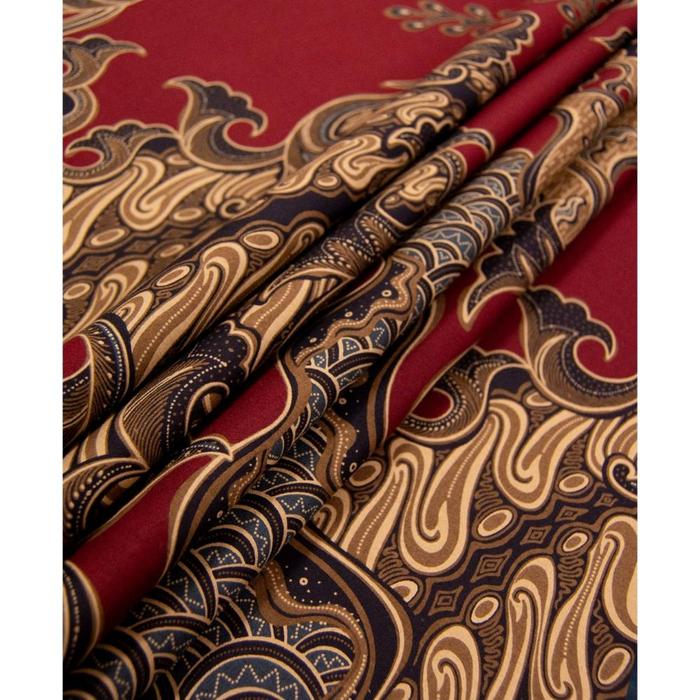 Enzy Batik Kain Batik Ganesha - Maroon