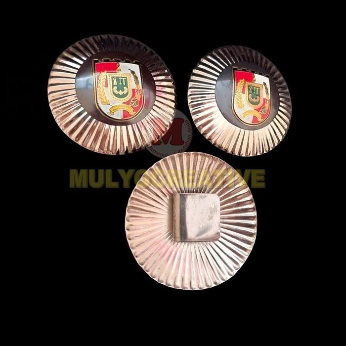 Jengkolan Pekanbaru Tanda Jabatan Pekanbaru Emblem Logam