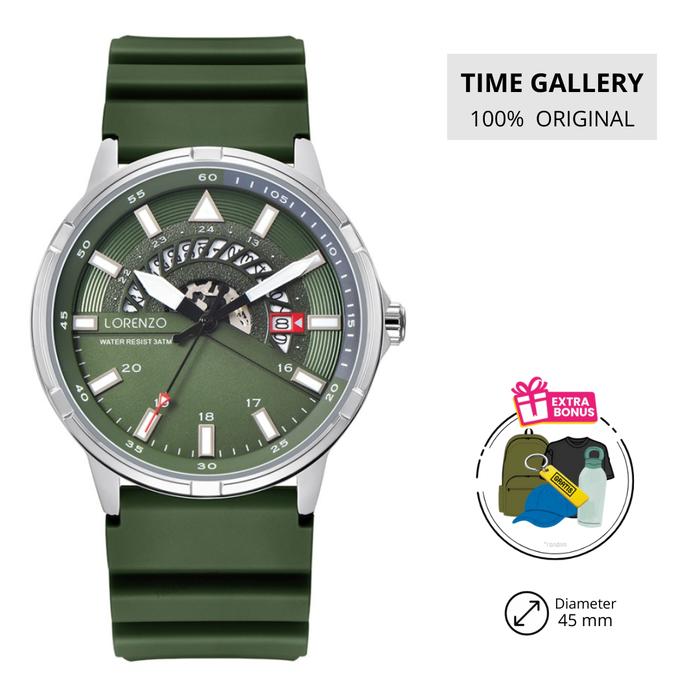 Jam Tangan Pria original Lorenzo ori r-6106mt ss6 r6106mtss6 r 6106 mtss6 6106m r6106 mtss6 r6106m m