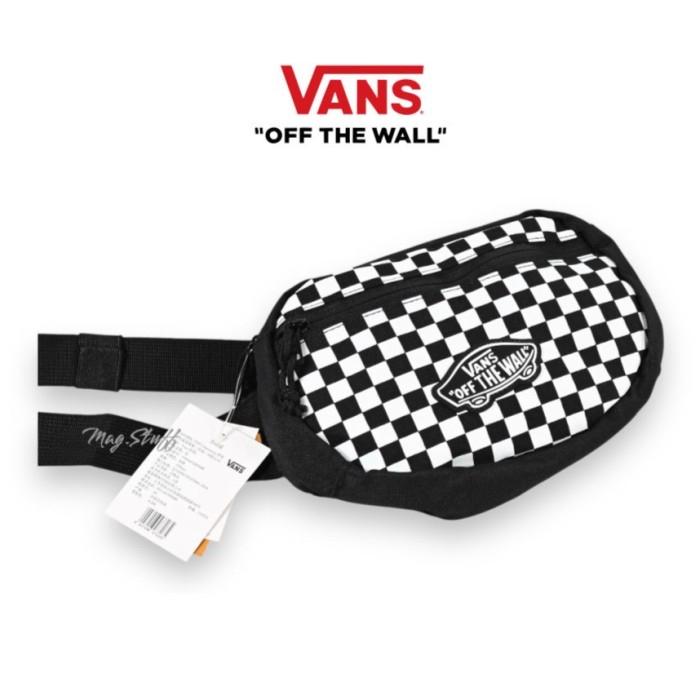Vans Waist Bag Oval Checkerboard Tas Selempang Pinggang Pria Wanita Original 100%
