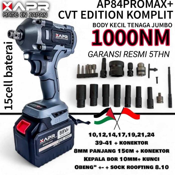 PROMO 1JAM Impact GARANSI 5THN APR JAPAN 450NM 88V NEW EDITION Standart facelift mesin pembuka baut 