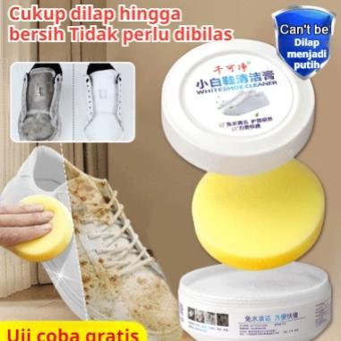 【Beli 2 gratis 1】Krim Pembersih Sepatu Putih Serbaguna260g/Pembersih Sepatu / White Shoe Cleaner / S
