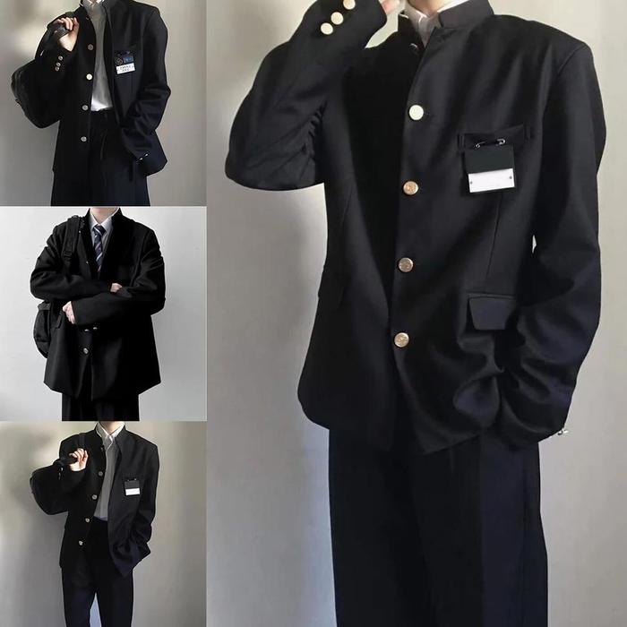 Men Spring Autumn Japanese Style School Uniform Dk Blazers Fashion Suit Jackets Matching Explosion C