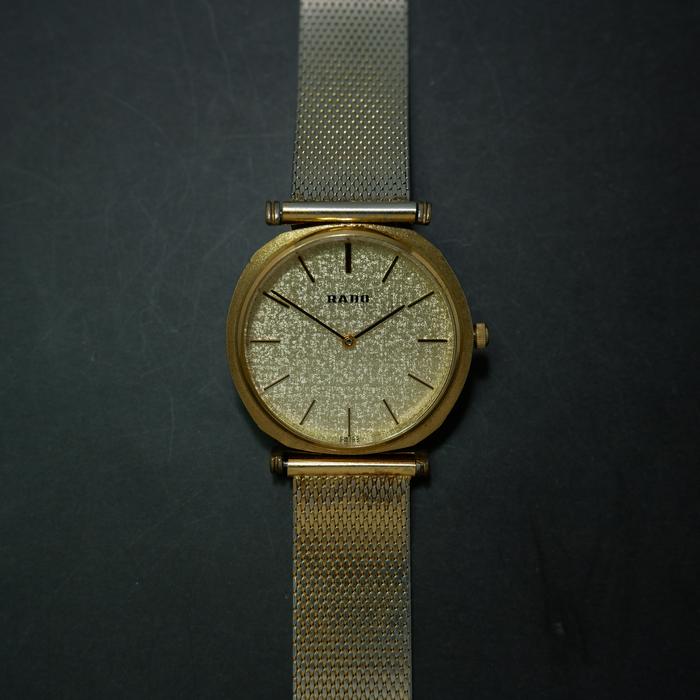 Rare Rado 563 9001 2 Gold Plated Automatic Watch gold