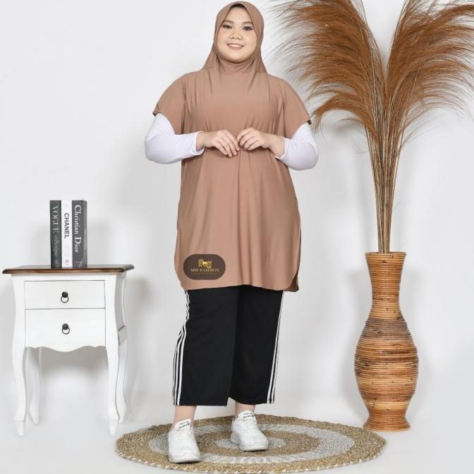 Jilbab Olahraga Model Rompi Super Jumbo XXXL (Sporty Super Jumbo