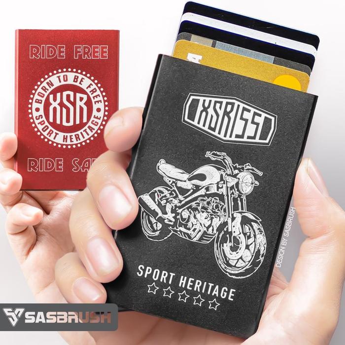 Card holder yamaha XSR155 sasbrush / dompet kartu / smart wallet