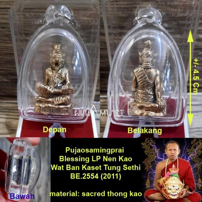 Liontin Lersi Pu Jao Saming Prai (Tan Taw Himawat ทานทาวหมวต)