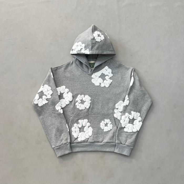 Denim tears hoodie grey termurah