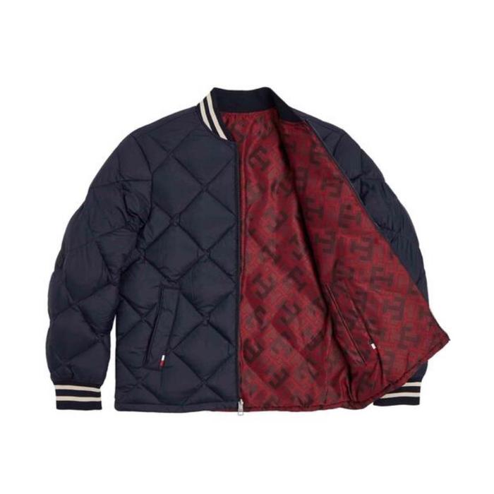 JAKET MEN'S - TOMMY HILFIGER DACKDOWN BOMBER REVERSAIBLE ORIGINAL