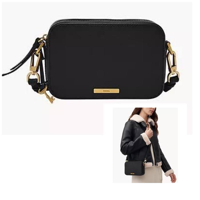 Tas Fossil Bryce Small Crossbody Medium Black