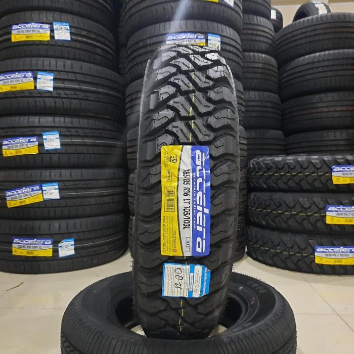 ban mobil cangkul ring16 185 85 r16 accelera m/t