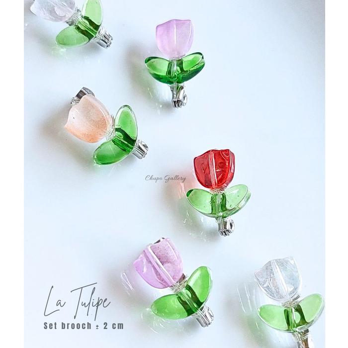 LaTULIPE bros hijab peniti 2cm Stainless ANTI KARAT