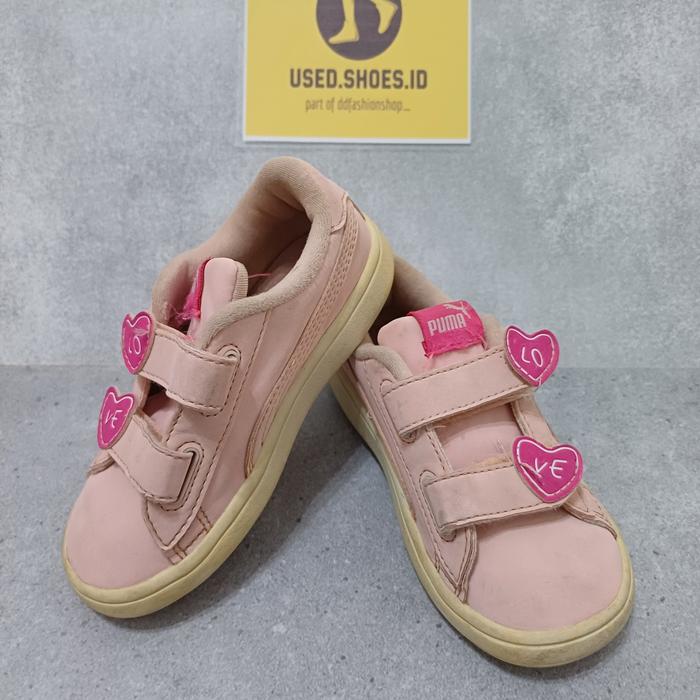 Preloved Second Bekas Sepatu Anak Puma Pink Love