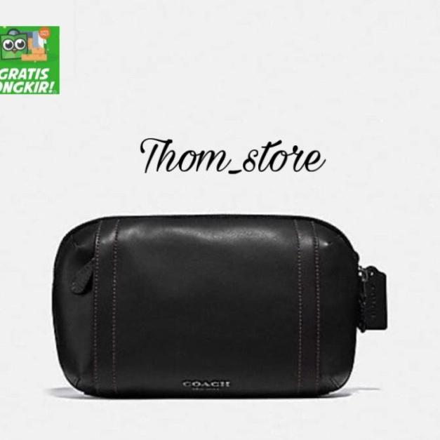TAS PRIA CH F37594 CROSSBODY BAG GRAHAM PACK BLACK SIGNATURE LEATHER