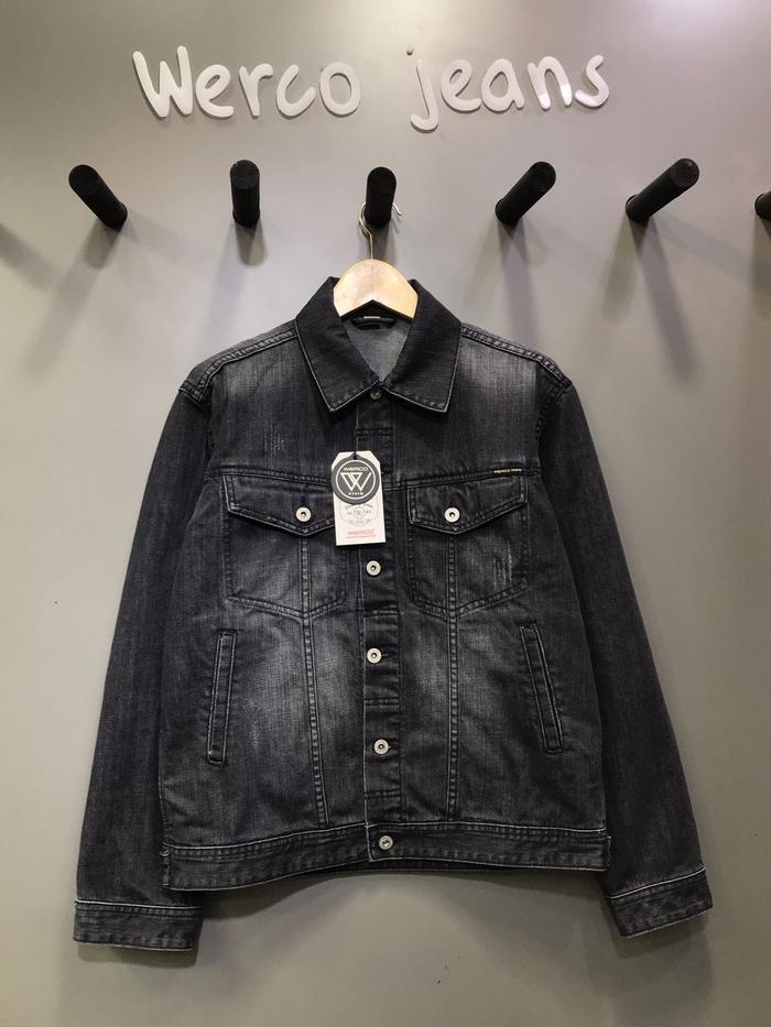 Werco jaket Jeans pria original // jaket Jeans pria distro // jaket denim pria