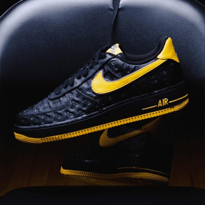 Nike Air Force 1 x Kobe Bryant LA Lakers Away Black Limited Original