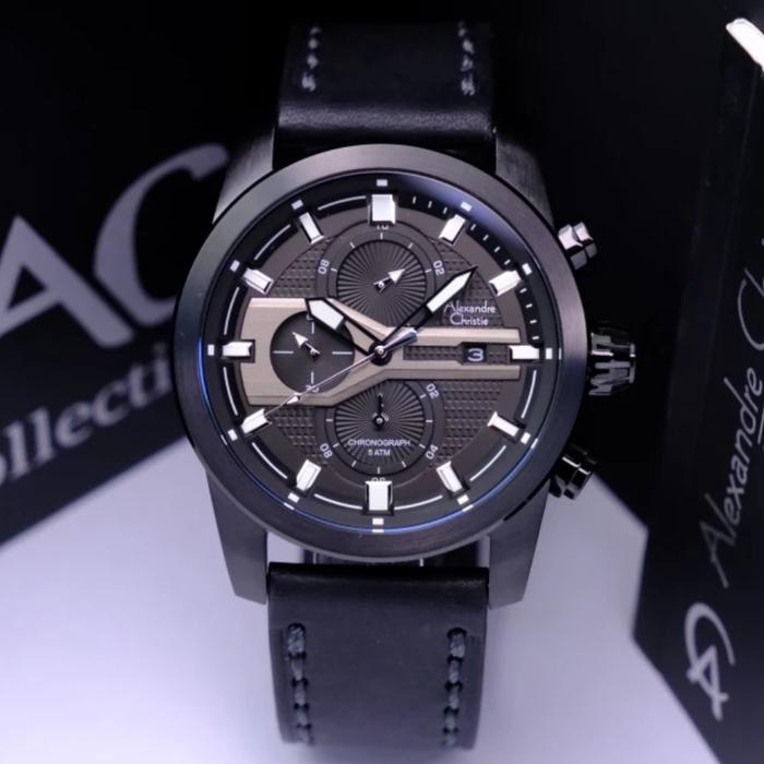 ALEXANDRE CHRISTIE AC 6562 AC6562 FULL BLACK PRIA ORIGINAL