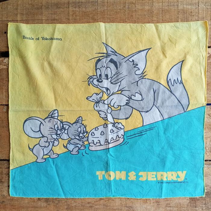 Scarf / Bandana, - TOM & JERRY VINTAGE 90s -