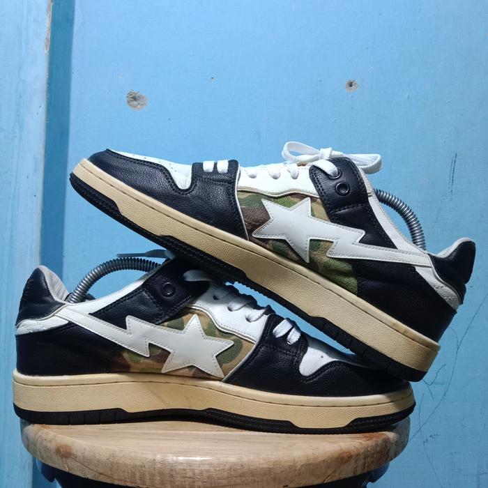 Bapesta Sk8" Black Camo" Second Original(42)
