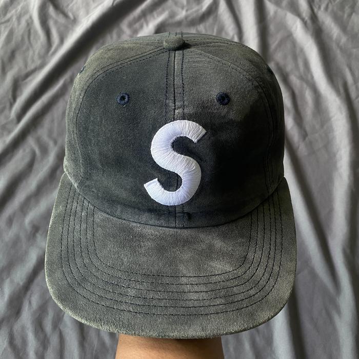 Supreme Suede S Logo 6 panel Cap Original