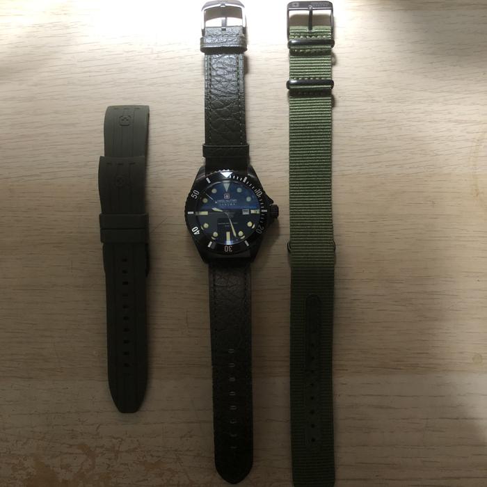 Swiss Military Hanowa Sport Black/Textile 44mm