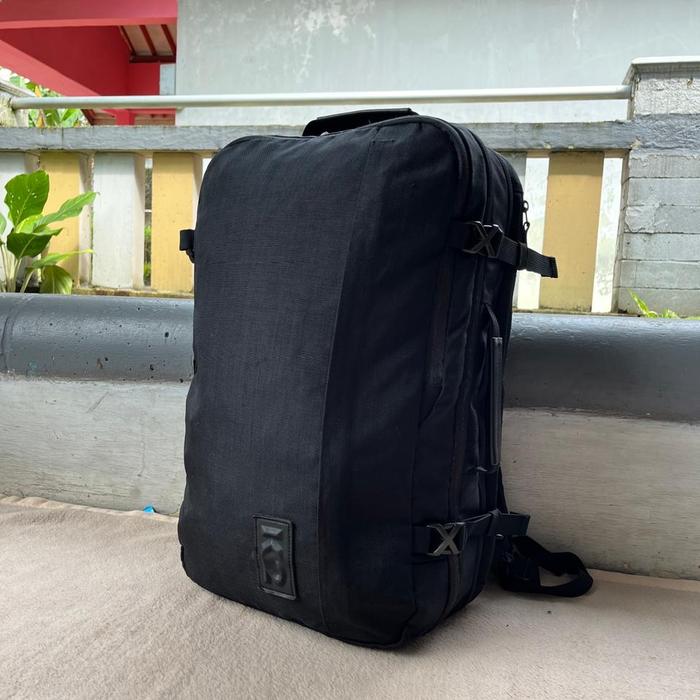 ransel tas backpack travel bag second K2 hitam pria wanita muat leptop untuk kerja sekolah olahraga 