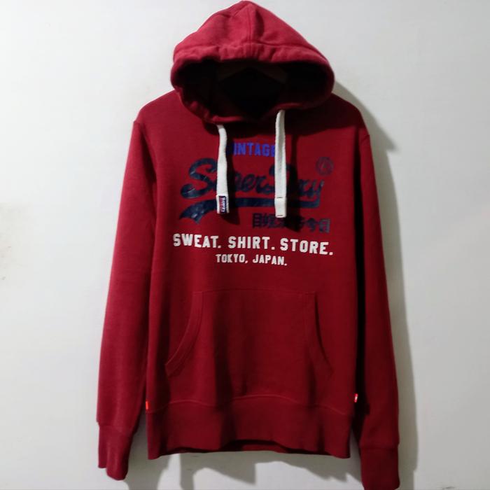 sweater hoodie casual Superdry (Vtg) original second