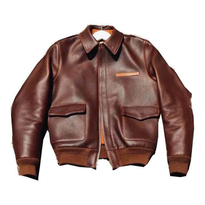 2022 Fashion Leather jacket Fashion bomber jacket men's team leather leather jacket