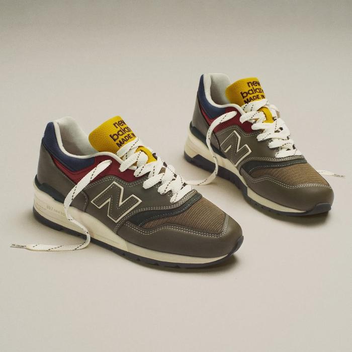 Aime Leon Dore x New Balance 997 Made in USA ALD x NB Leather Kombu Green